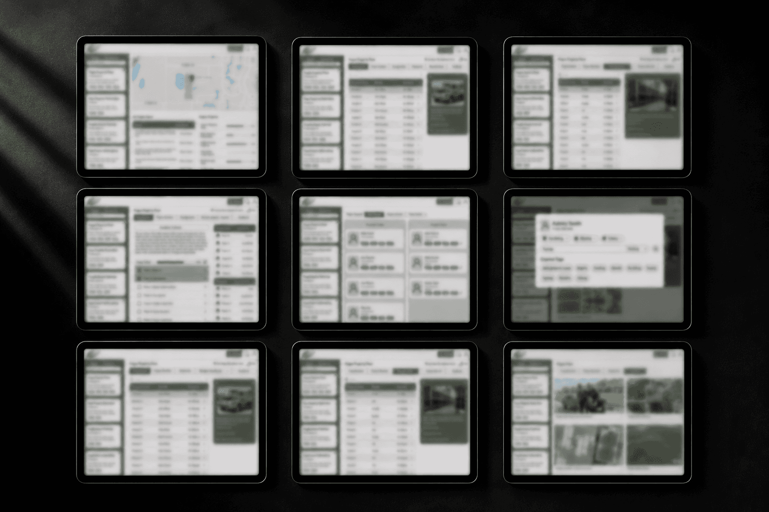 Final prototype overview, with confidential details limited